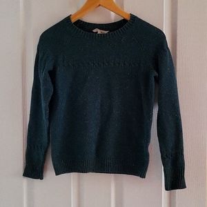 Wind River Green speckled sweater